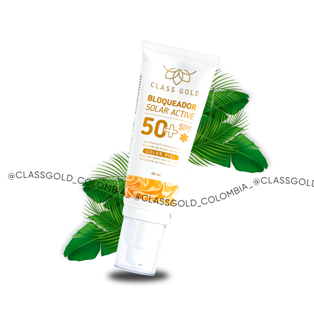 Bloqueador Solar Active 5 0 + S P F - Class Gold Colombia