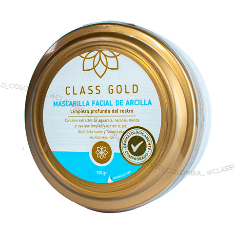 Class Gold Cosmetics Mascarilla de Arcilla