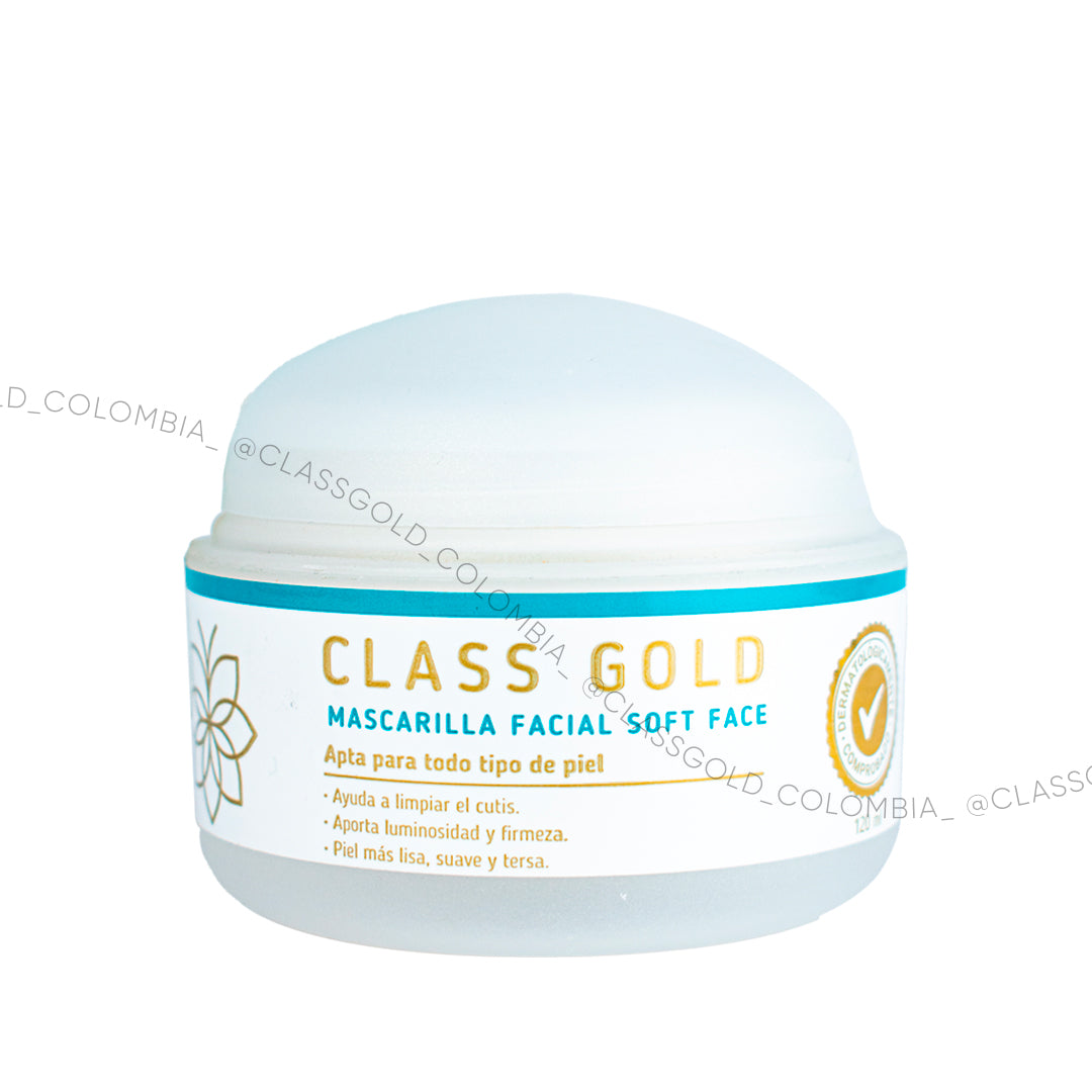 Mascarilla facial soft face apta para todo tipo de piel